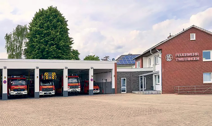 Anbau eines Nichtwohngebäude-Feuerwehr
